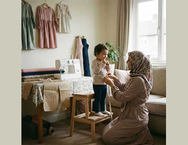 مقدار پارچه برای لباس کودک