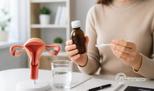 شربت گایافنزین برای قلیایی شدن رحم