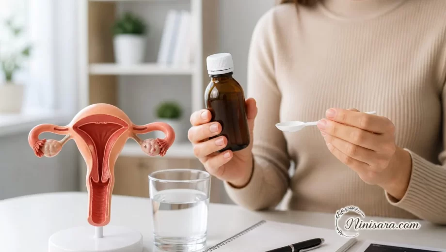 شربت گایافنزین برای قلیایی شدن رحم