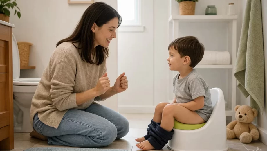 آموزش دستشویی رفتن کودک